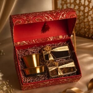 The Crimson Paisley Sanduk Dry Fruit Trunk